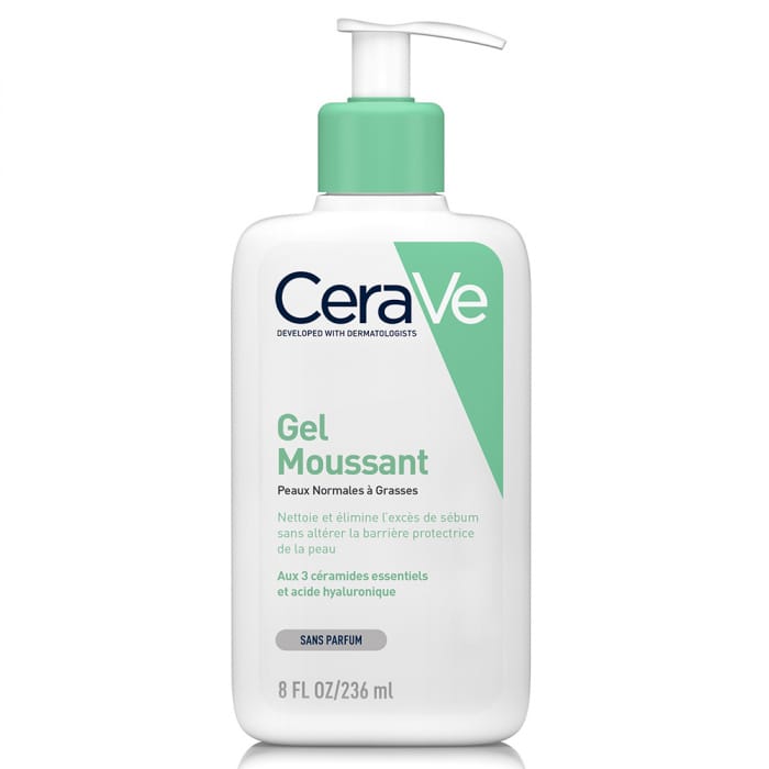 cerave foaming cleanser peau normale à sèche