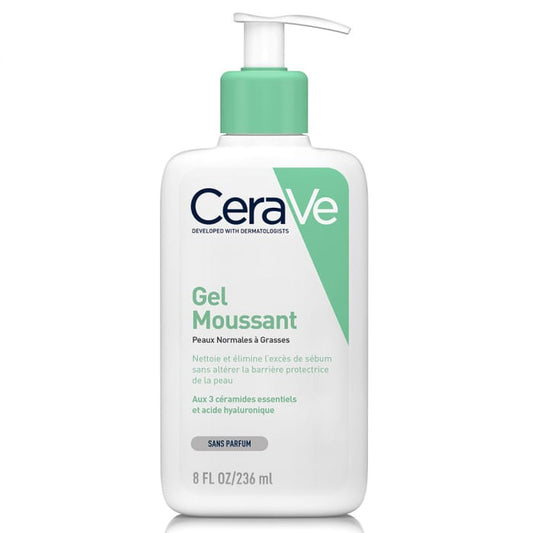 cerave foaming cleanser peau normale à sèche
